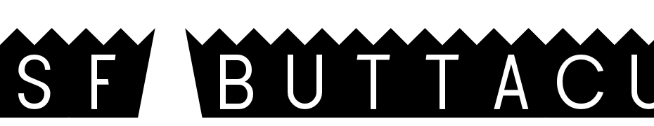 SF Buttacup cкачати шрифт безкоштовно